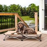 Portable - Deluxe Dog Bed    Large 120 x 65cm - Tan