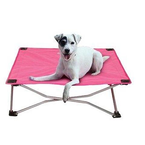 Portable - Deluxe Dog Bed  Small 65 x 65cm - Pink