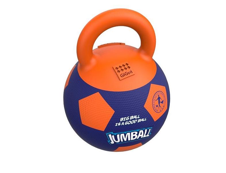 The Jumball ... Very strong rubber ball with handle