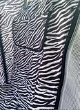 Car back seat cover - Black & White Zebra